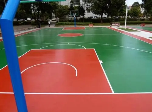 宁德户外厂区球场翻新，地坪翻新修补工作